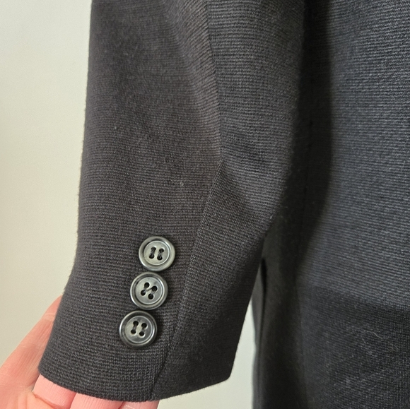 INGRAM ITALY Black Wool Midi Sweater Jacket. Size Small - Picture 7 of 13